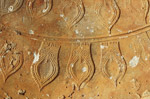 Stamped decoration on shoulder of the Suphanburi jar